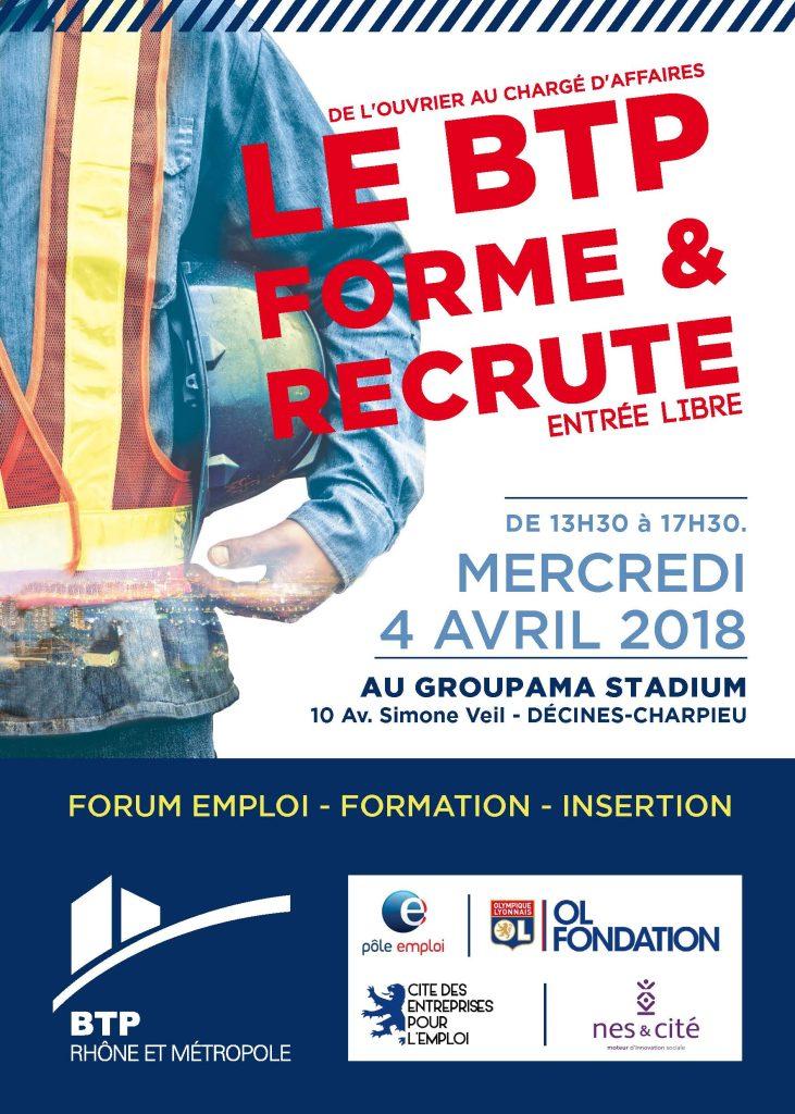 Le Btp Forme Et Recrute Er Forum Btp Le Avril Btp Rh Ne Et M Tropole